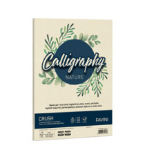 Carta Calligraphy Nature Crush - A4 - 100 gr - giallo agrumi - Favini - conf. 50 fogli