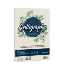 Carta Calligraphy Nature Remake - A4 - 120 gr - perla - Favini - conf. 50 fogli