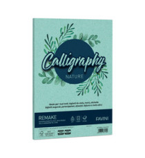 Carta Calligraphy Nature Remake - A4 - 250 gr - acquamarina - Favini - conf. 50 fogli