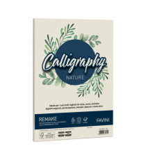 Carta Calligraphy Nature Remake - A4 - 250 gr - perla - Favini - conf. 50 fogli