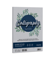 Carta Calligraphy Nature Shiro Eco - A4 - 250 gr - cenere - Favini - conf. 50 fogli