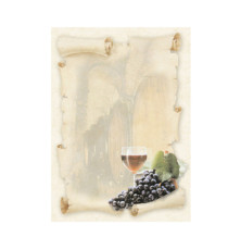 Carta con stampa cantina A4 - 90 gr - Decadry - conf. 20 fogli