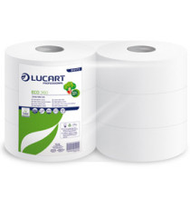 Carta igienica Eco Maxi Jumbo - 2 veli - 16,5 gr - 9,1 cm x 360 mt - diametro 25,5 cm - 360 mt - Lucart