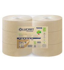 Carta igienica EcoNatural Maxi Jumbo - 9,1 cm x 300 mt - 15,5 gr - diametro 24,5 cm - Lucart