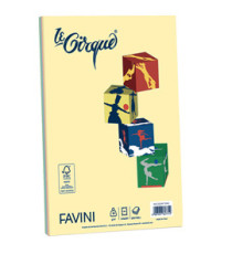 Carta Le Cirque - A4 - 80 gr - mix 4 colori pastello - Favini - conf. 200 fogli