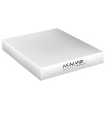 Carta PBJ.90S - per plotter inkjet - A2 - 420 x 594 mm - 90 gr - 250 fogli - opaca - bianco - As Marri