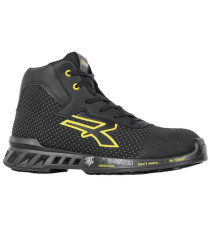 Calzatura di sicurezza Joe - S3 SRC CI ESD RedLeve - numero 44 - nero/giallo - U-Power