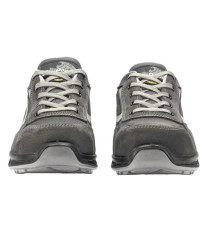 Calzatura di sicurezza Kick S3 - pelle nabuk naturale - taglia 48 - grigio - U-Power