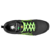 Calzatura di sicurezza Mitch Red Ego S3S ESD - numero 42 - nero/verde - U-Power