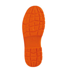 Calzatura di sicurezza Rimini 4 S1P SRC - pelle scamosciata perforata - numero 38 - blu/arancio - Deltaplus