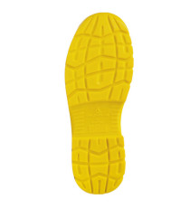Calzatura di sicurezza Rimini 4 S1P SRC - pelle scamosciata perforata - numero 40 - beige/giallo - Deltaplus