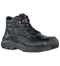 Calzatura di sicurezza Texas UK S3 SRC Rock&roll - pelle grana mina idrorepellente -  numero 44 - nero - U-Power