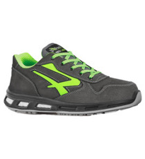 Calzatura di sicurezza Yoda S3 SRC Red Lion - pelle nabuk idrorepellente - numero 42 - grigio scuro/verde - U-Power