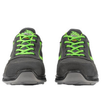 Calzatura di sicurezza Yoda S3 SRC Red Lion - pelle nabuk idrorepellente - numero 43 - grigio scuro/verde - U-Power