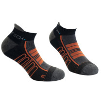 Calze fantasmino Cervinia - taglia S (36-39) - blu/arancio - Rossini - conf. 2 pezzi