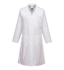 Camice da laboratorio da donna - maniche lunghe - taglia S - bianco - Portwest