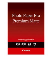Canon - Carta fotografica Premium Matte PM-101 - A3 - 20 Fogli - 8657B006