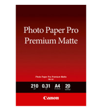 Canon - Carta fotografica Premium Matte PM-101 - A4 - 20 Fogli - 8657B005