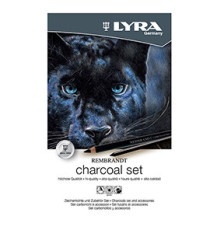 Carboncini in matita e stick di qualità Rembrandt Charcoal Set - Lyra - astuccio metallo
