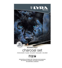 Carboncini in matita e stick di qualità Rembrandt Charcoal Set - Lyra - astuccio metallo