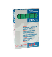 Caricatori CRS6 - 210 punti 10 mm - capacità massima 55 fogli - verde - Iternet - conf. 5  pezzi