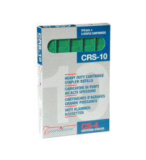 Caricatori CRS6 - 210 punti 10 mm - capacità massima 55 fogli - verde - Iternet - conf. 5  pezzi
