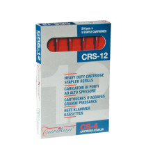 Caricatori CRS6 - 210 punti 12 mm - capacità massima 80 fogli - rosso - Iternet - conf. 5 pezzi