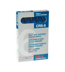 Caricatori CRS6 - 210 punti 6 mm - capacità massima 25 fogli - blu - Iternet - conf. 5 pezzi
