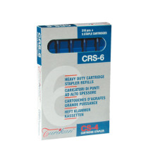 Caricatori CRS6 - 210 punti 6 mm - capacità massima 25 fogli - blu - Iternet - conf. 5 pezzi