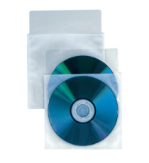 Buste a sacco Insert CD Pro - con divisorio interno - patella di chiusura - PP - Sei Rota - conf. 25 pezzi