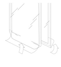 Buste Porta Avvisi Appendicartello - PVC - 22 x 30 cm - trasparente - Sei Rota - conf. 10 pezzi