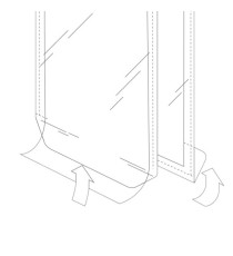 Buste Porta Avvisi Appendicartello - PVC - 22 x 30 cm - trasparente - Sei Rota - conf. 10 pezzi
