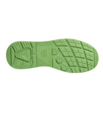 Calzatura bassa da lavoro Ecofitz S1P LOW - numero 42 - maglia riciclata - nero/verde - Safety Jogger
