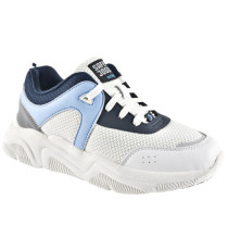 Calzatura bassa Sloan O1 LOW - numero 38 - bianco/azzurro - Safety Jogger
