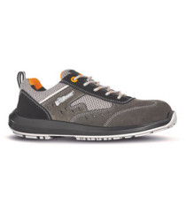 Calzatura di sicurezza Brezza S1P SRC Rock&Roll - pelle scamosciata morbida - numero 35 - grigio - U-Power
