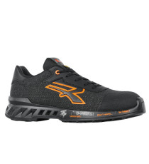 Calzatura di sicurezza Bruce - S1PS FO SR ESD - numero 37 - nero/arancione - U-Power