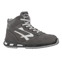 Calzatura di sicurezza Infinity S3 - pelle nabuk naturale - taglia 48 - grigio - U-Power
