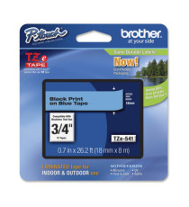 Brother - Nastro - Nero/Blu - TZE541 - 18mm x 8mt