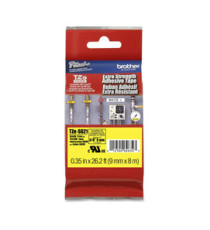 Brother - Nastro con adesivo resistente - Nero/Giallo - TZES621 - 9mm x 8mt