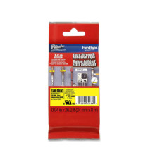 Brother - Nastro con adesivo resistente - Nero/Giallo - TZES651 - 24mm x 8mt