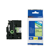 Brother - Nastro laminato fluorescente - Nero/Giallo fluo - TZEC51 - 24mm x 5mt