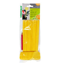Busta 25 etichette diritte con gambo - 5 x 4 x 20 cm - Verdemax