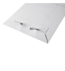Busta a sacco - in cartone - chiusura autoadesiva - C4 - 235 x 310 x 30 mm - bianco - Colompac
