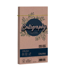 Busta Calligraphy Nature Crush - 110 x 220 mm - 120 gr - mandorla - Favini - conf. 25 pezzi