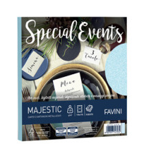 Busta Special Events - 170 x 170 mm - 120 gr - azzurro - Favini - conf. 10 buste