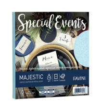 Busta Special Events - 170 x 170 mm - 120 gr - azzurro - Favini - conf. 10 buste