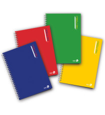 Blocco notes - spiralato sul lato lungo - 1 rigo - 22,3 x 29,7cm - 80gr - 140 fogli - BM