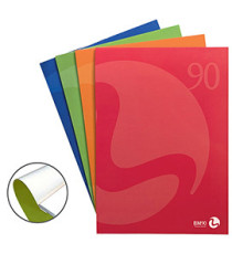 Blocco notes BM90 - A4 - collato lato corto - quadretti 10mm - 80fg - 90gr - copertina 250gr - BM