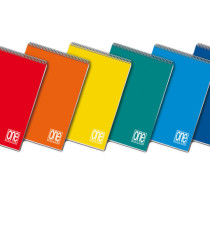 Blocco One Color - A5 - quadretto 5 mm - 60 fogli - 60 gr - spiralato lato corto - Blasetti