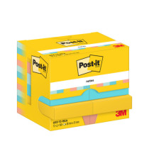 Blocco Post-it - 653-BEA - 38 x 51 mm - 100 fogli - colori Beachside - Post-it - conf. 12 pezzi